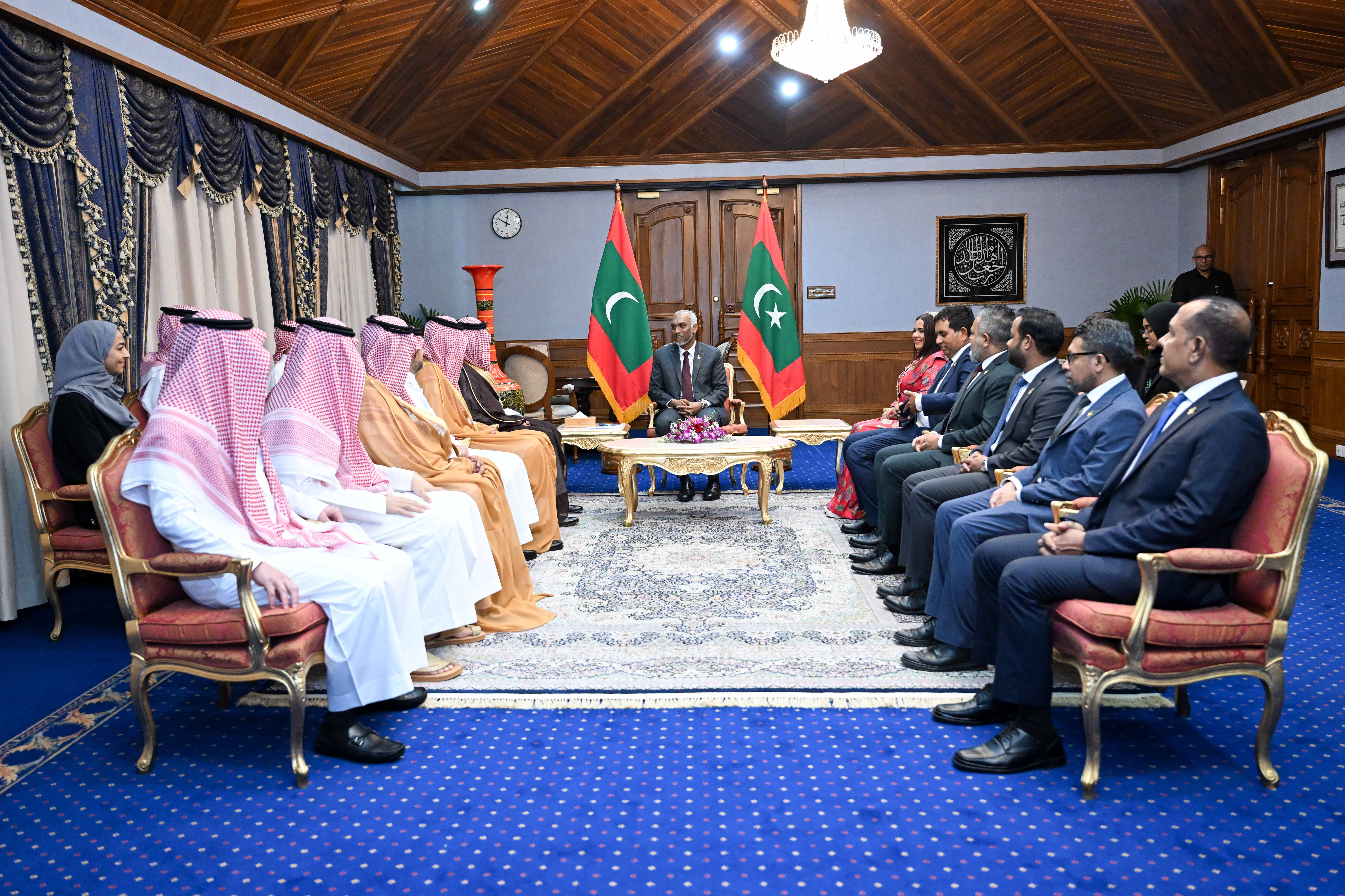 ސައުދީގެ އިސް ވަފްޒެއް ރައީސް ޑރ މުއިއްޒު އަރިހަށް ޒަިޔާރަތްކުރައްވައިފި